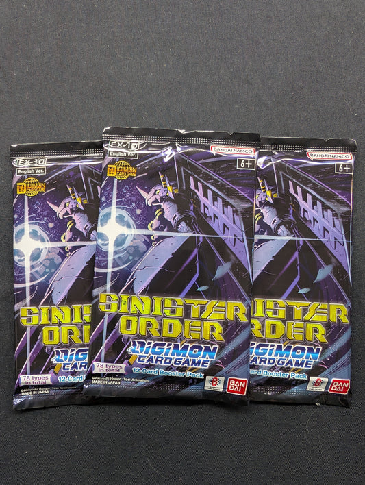 Digimon - Sinister Order - EX-10 - Booster Pack