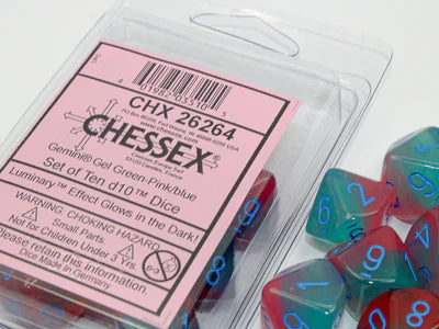 Chessex D10 Dice - 10ct