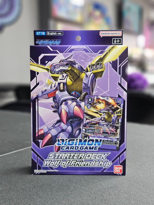 Digimon - Wolf of Friendship Starter Deck - ST16 w/ Eratta Pack