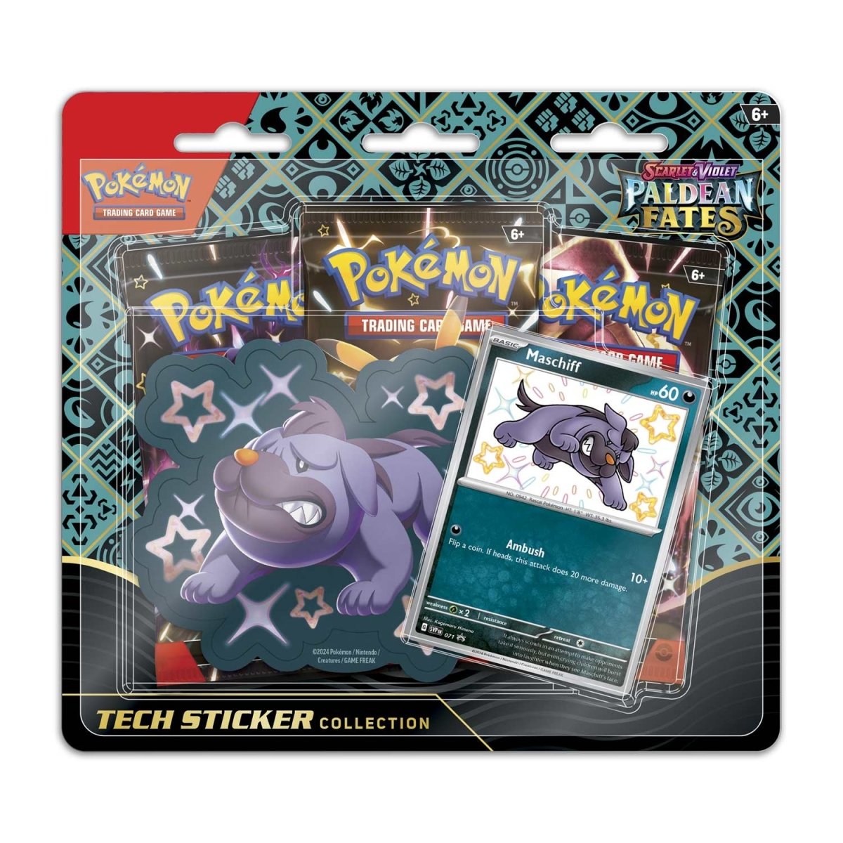 Pokémon TCG: Scarlet & Violet-Paldean Fates Tech Sticker Collection