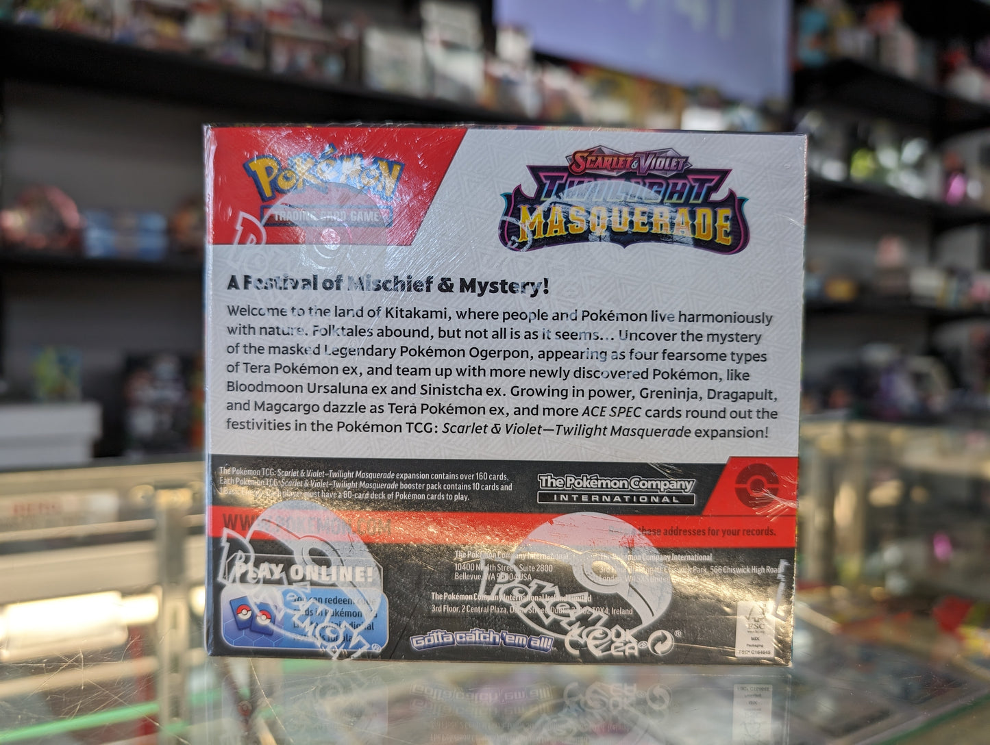 Pokémon TCG: Scarlet & Violet-Twilight Masquerade Booster Display Box (36 Packs)