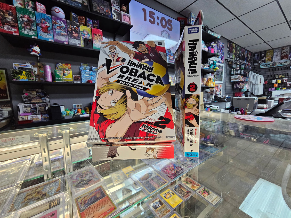 HAIKYU!! VOBACA!! BREAK Trading Card Game: Volleyball Card Game Nekoma High School Starter Deck
