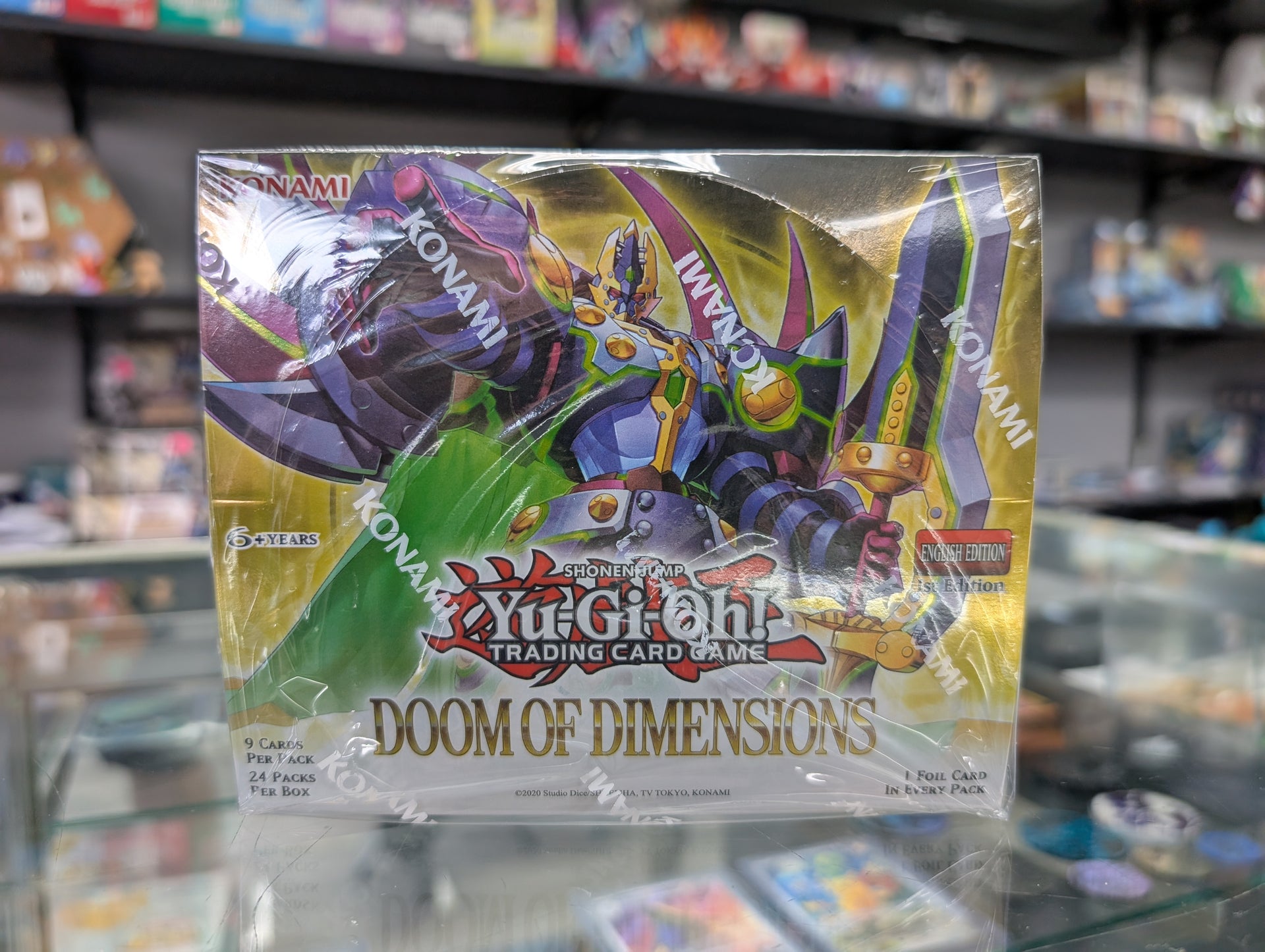 2025 Yu-Gi-Oh! TCG Doom Of Dimensions Booster Box  Factory Sealed,  English, Konami, Releases 9/26