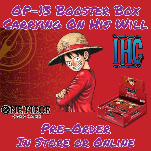 One Piece - OP-13 - Carrying on His Will Booster Box [PRE-ORDER]