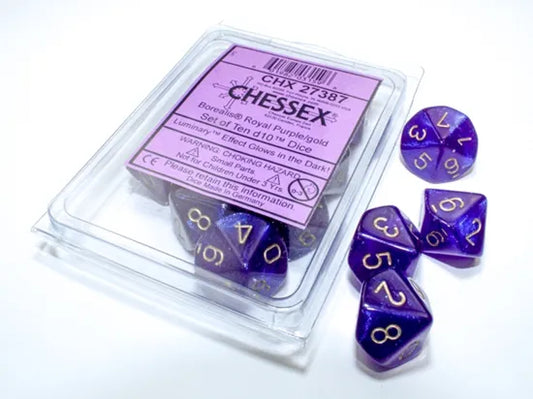 Chessex D10 Dice - 10ct